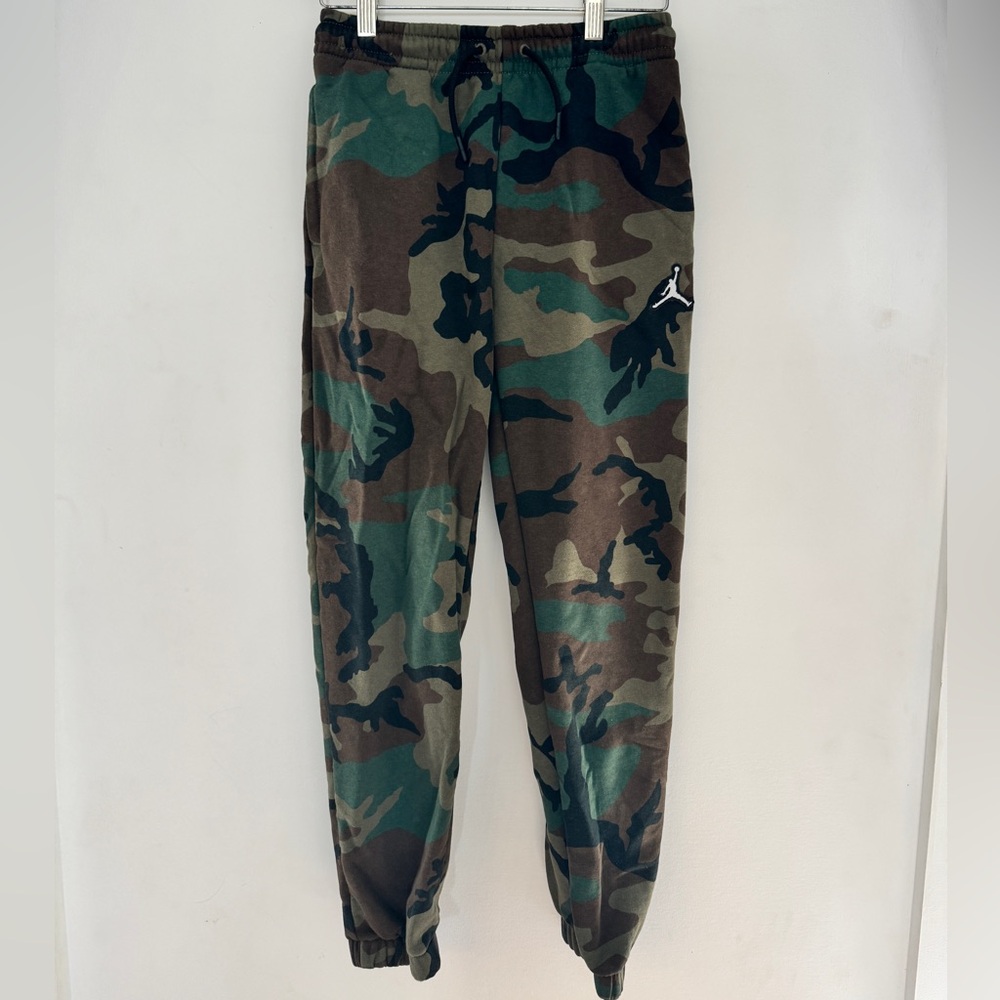Kids Jordan Men's Camo Jogger Pants - Green Camouflage